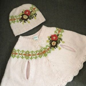 Old Navy knit fall parka style coverup with hat